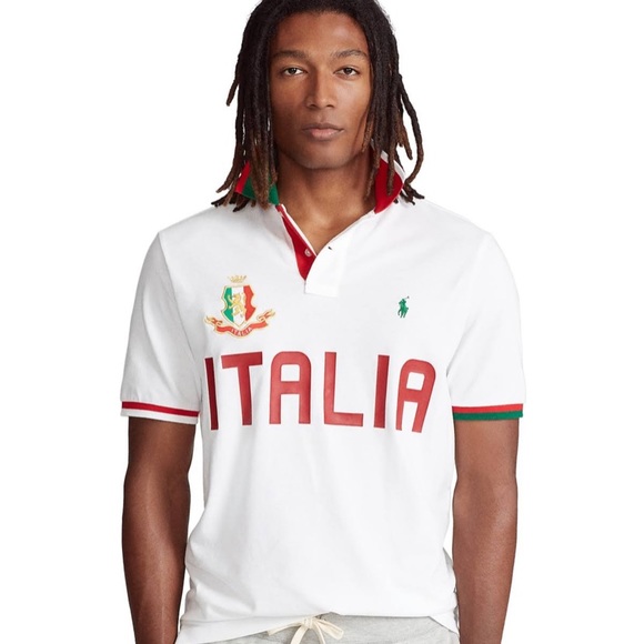 NWT✨Polo Ralph Lauren Italia Polo ShortSleeve Rare - Picture 12 of 12